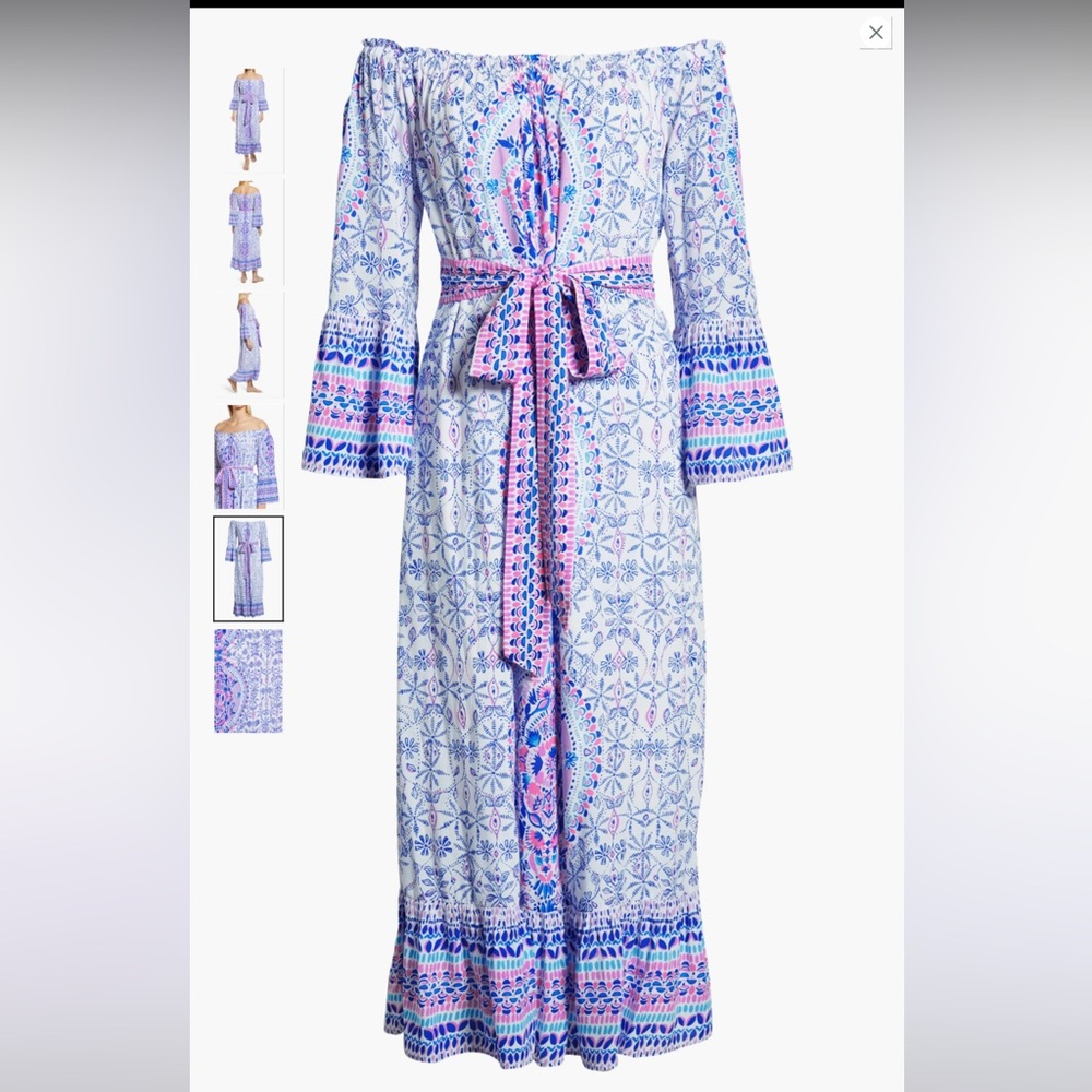 Lily Pulitzer midi dress size XS EUC